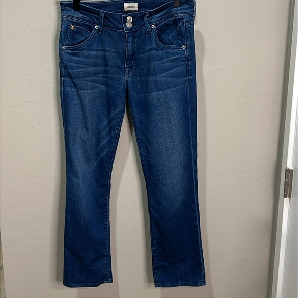 Hudson Jeans Crop Midrise Beth Baby Blue Stretchy Y2K Vintage Ankle Slim Skinny - Picture 1 of 11